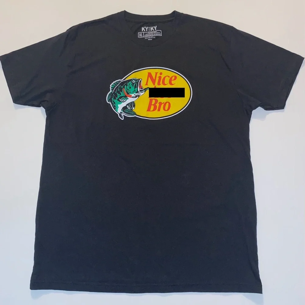 KY for KY RARE Nice A** Bro Graphic Tee - Black Size XL / Lexington KY - Picture 2 of 5